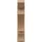 Ekena Millwork 7 1/2-in W x 28-in D x 36-in H Balboa Slat Rough Cedar Woodgrain TimberThane Outlooker, Primed Tan OUTUR075X28X36BOA24RCPR - alternate 3